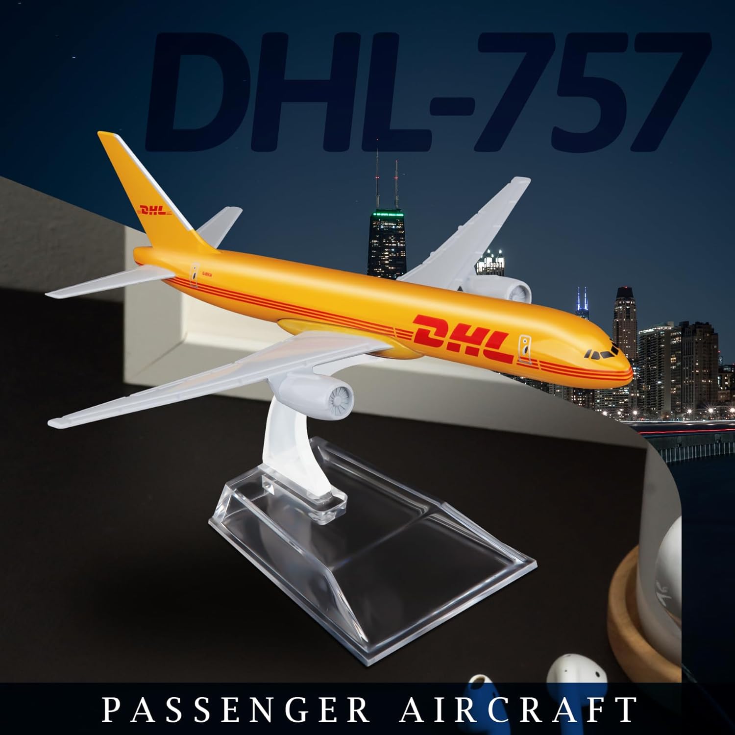 Kids Toys Supplier - 1/400 Scale Plane B757 DHL Airlines