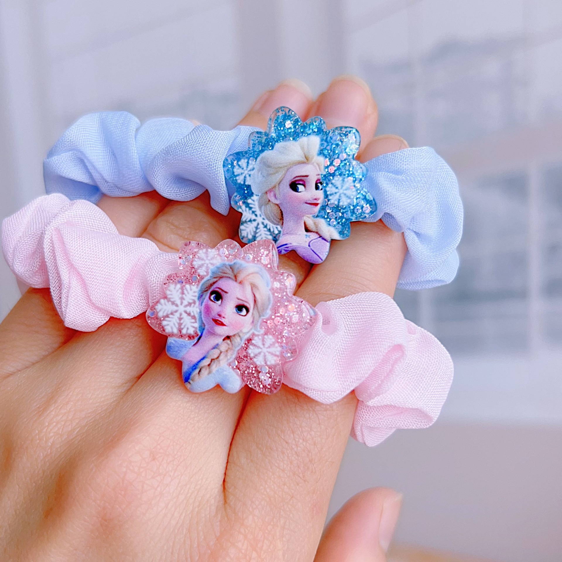 Kids Toys Supplier - 5pcs Disney Anime Frozen Elsa Hair