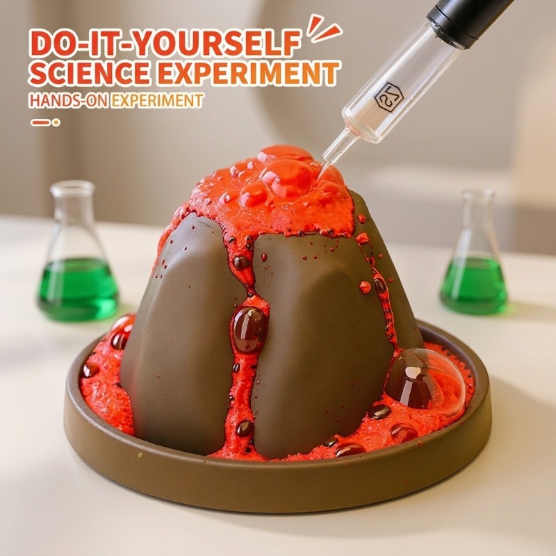 Volcano Experiment Kit - STEM DIY Volcano Eruption Science Experiment