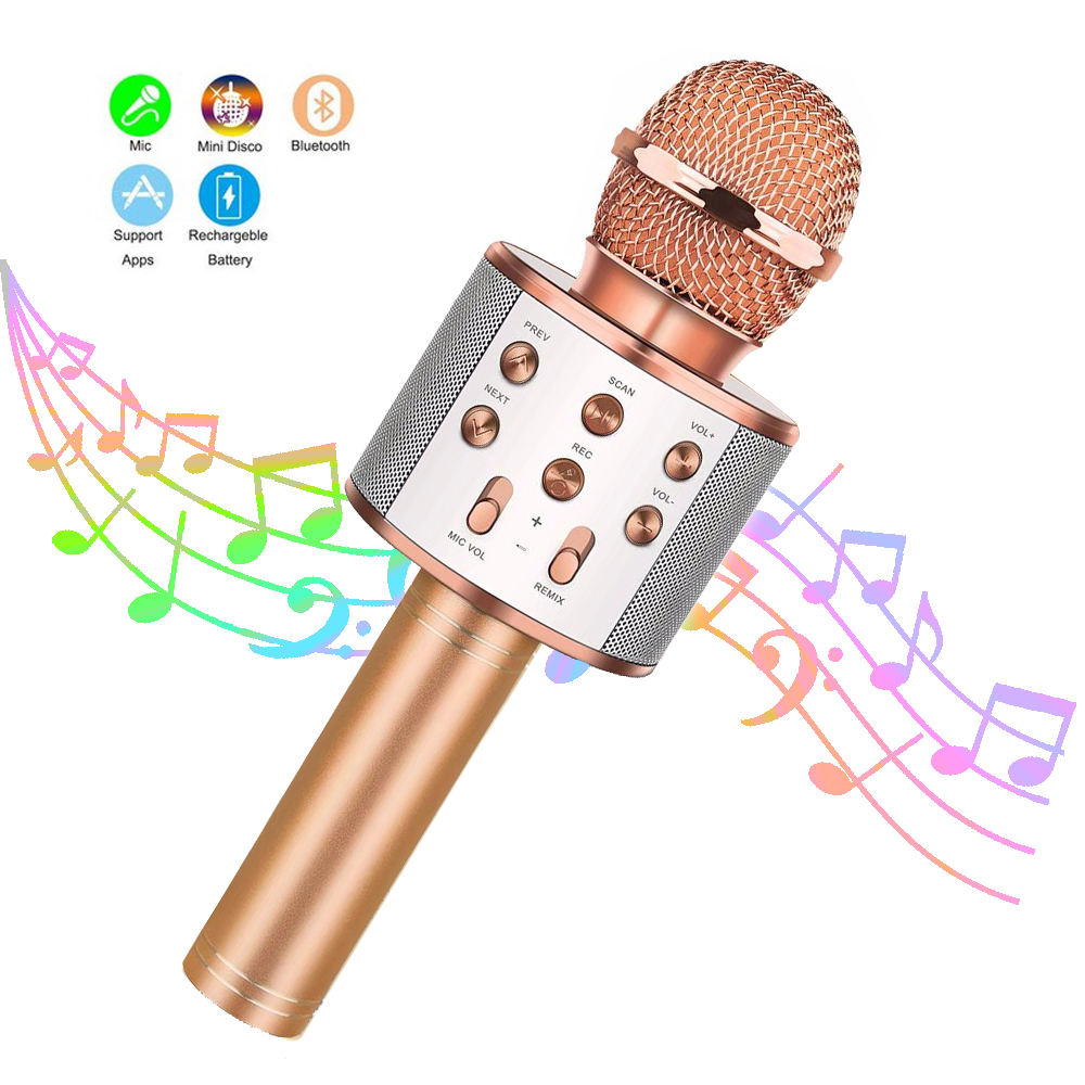 Kids Microphone Karaoke - Wireless Bluetooth Karaoke Microphone , Karaoke
