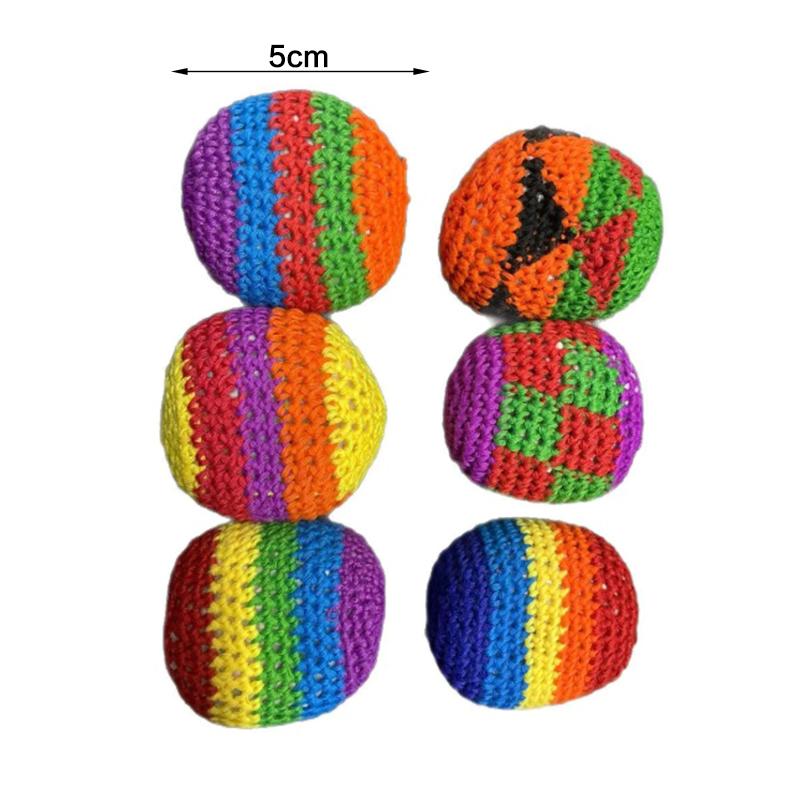 Kids Toys Under 300 - Handmade Footbag Set - Soft &