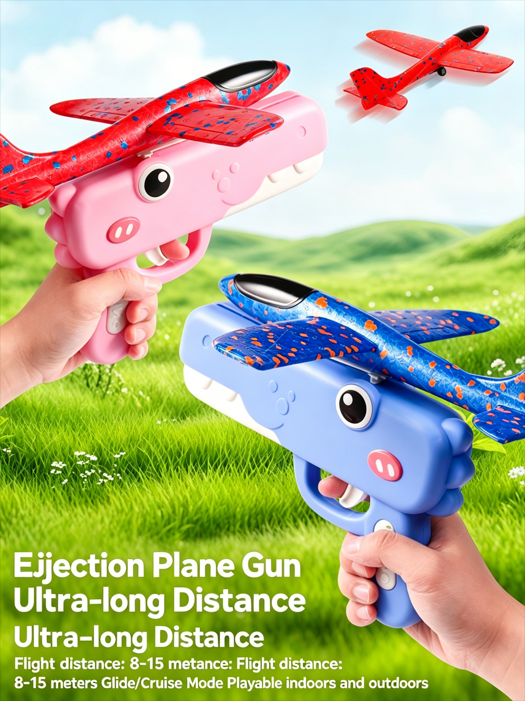 Catapult Launcher Toy - Foam Airplane Launcher Catapult Plane Toy