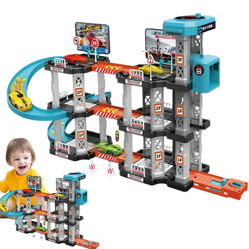 Racing Rail Car Toys Children  - Catapult Launcher Toy ulasan dan harga