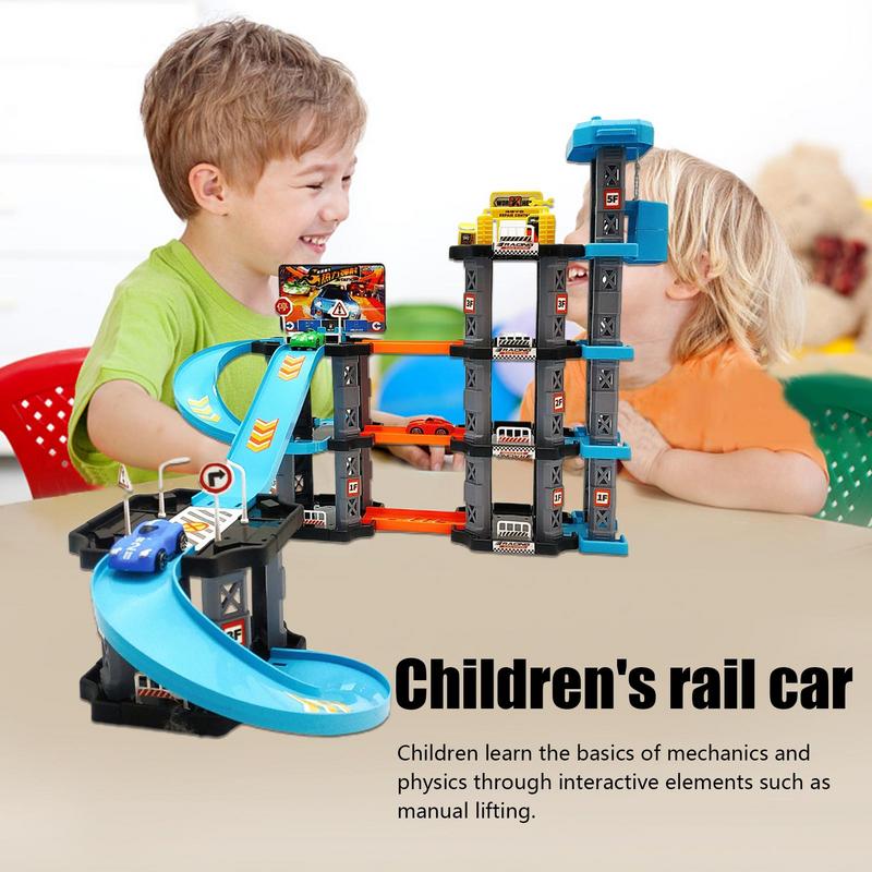Racing Rail Car Toys Children  - Catapult Launcher Toy ulasan dan harga