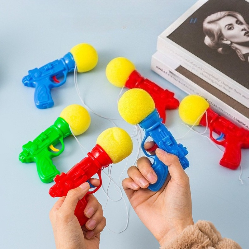 3pcs Colorful Sponge Ball Laun - Catapult Launcher Toy ulasan dan harga