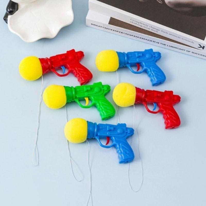 3pcs Colorful Sponge Ball Laun - Catapult Launcher Toy ulasan dan harga