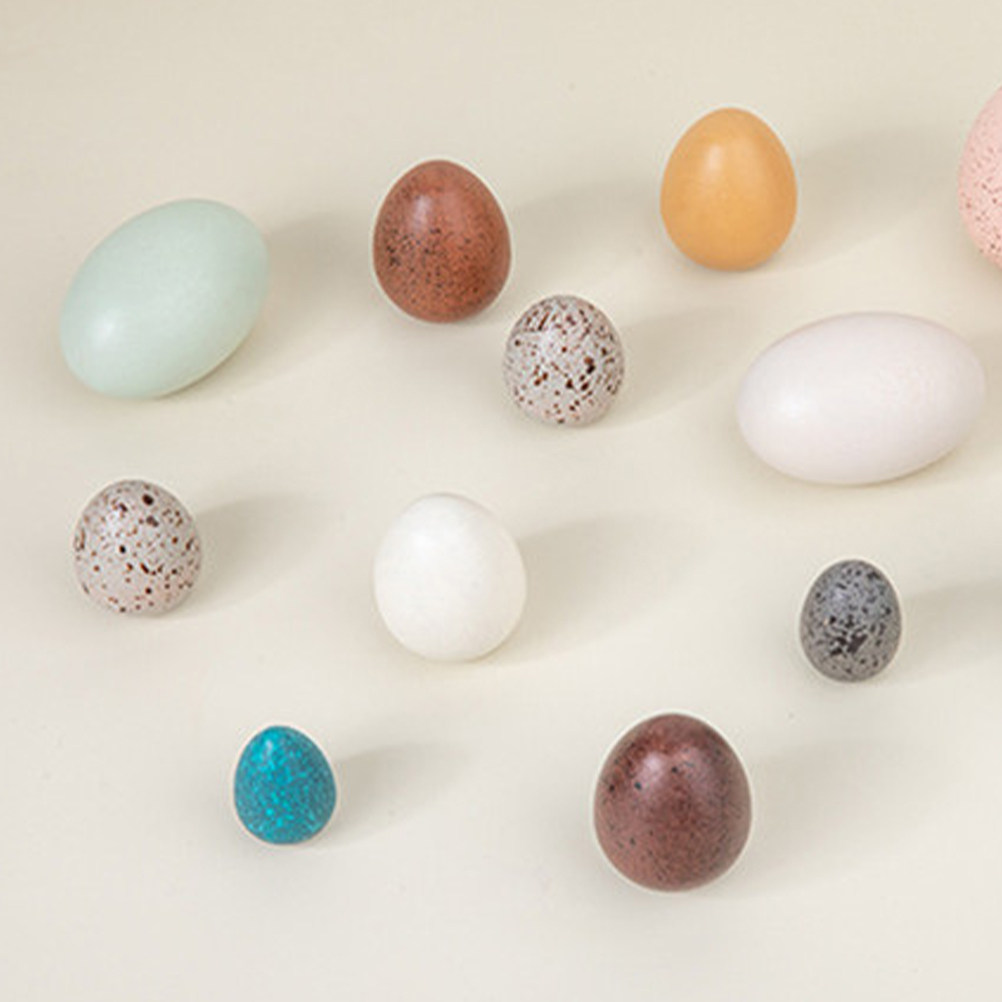 1Set Wooden Fake Eggs for East - Kids Toys Easter ulasan dan harga
