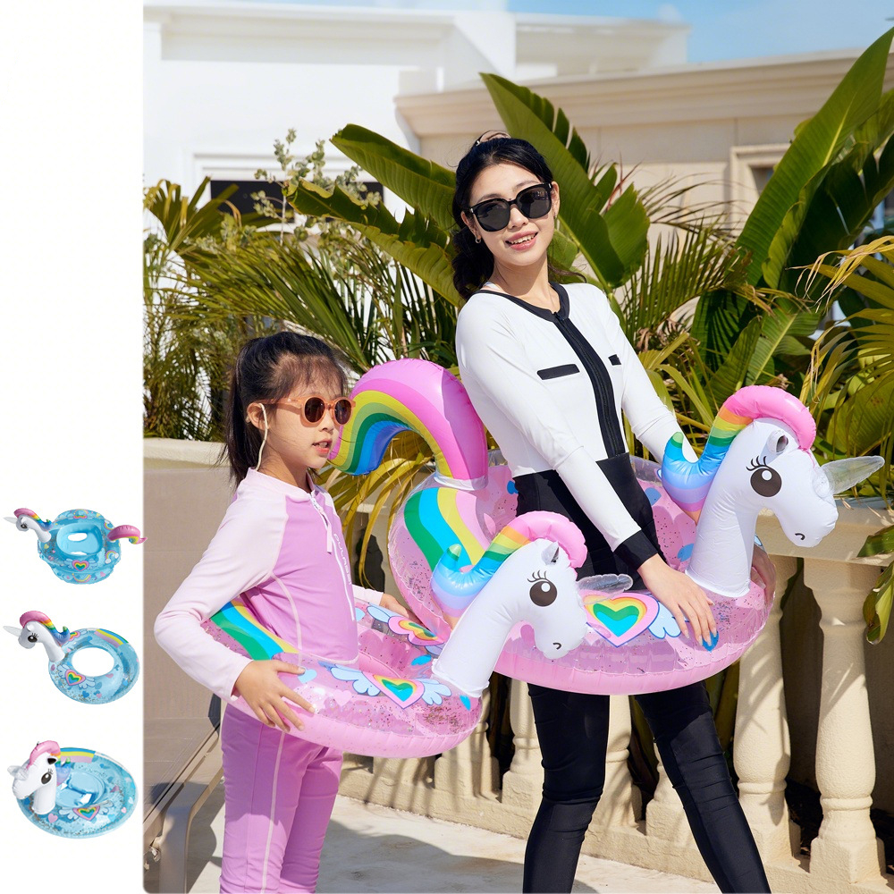 Cartoon Unicorn Baby Swim Ring - Kids Toys Play Youtube ulasan dan harga