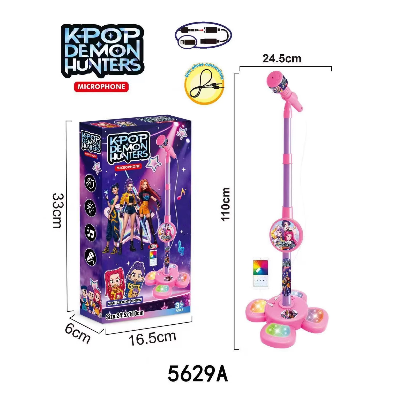 Kids Microphone with Stand, Ka - Kids Microphone Karaoke ulasan dan harga