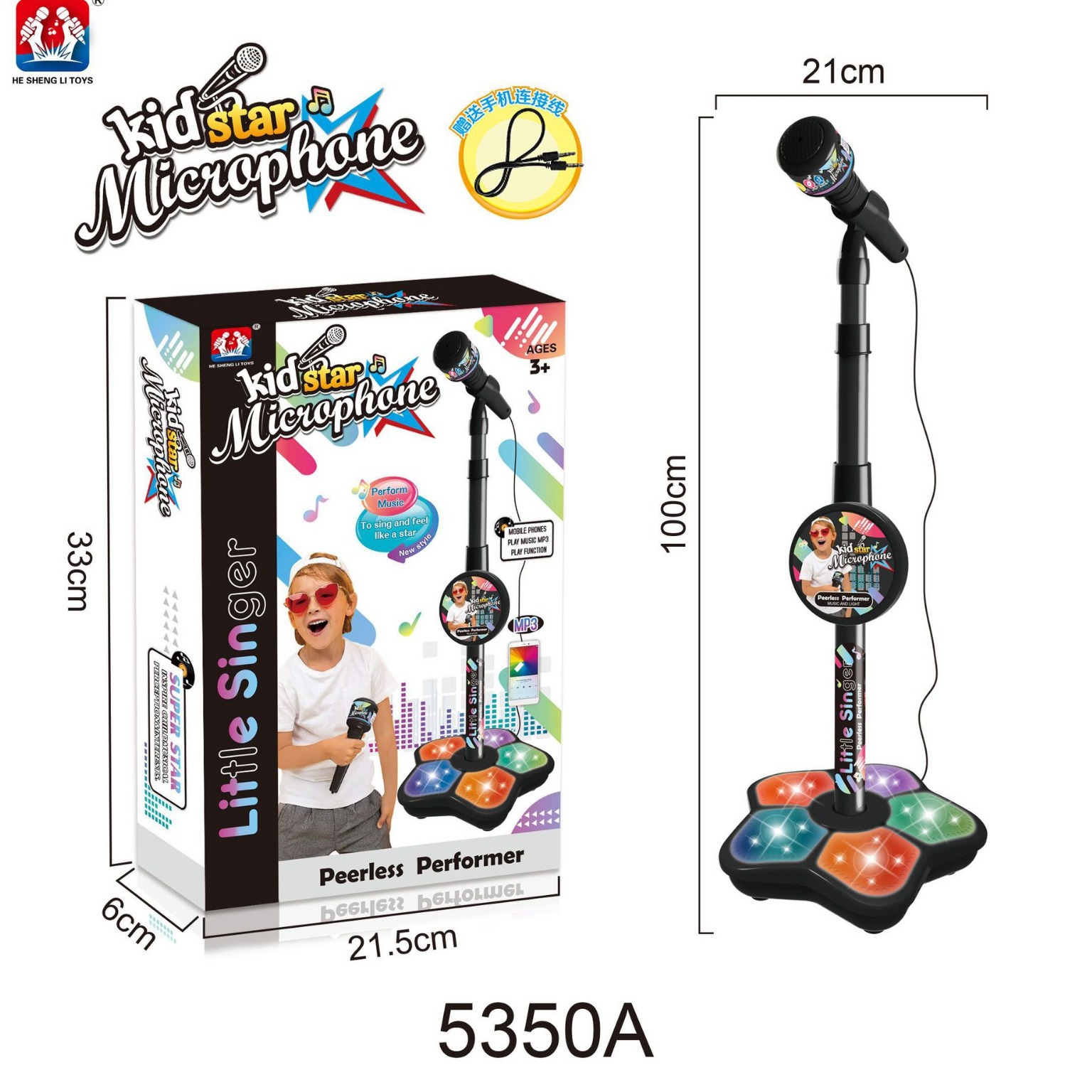 Kids Microphone with Stand, Ka - Kids Microphone Karaoke ulasan dan harga
