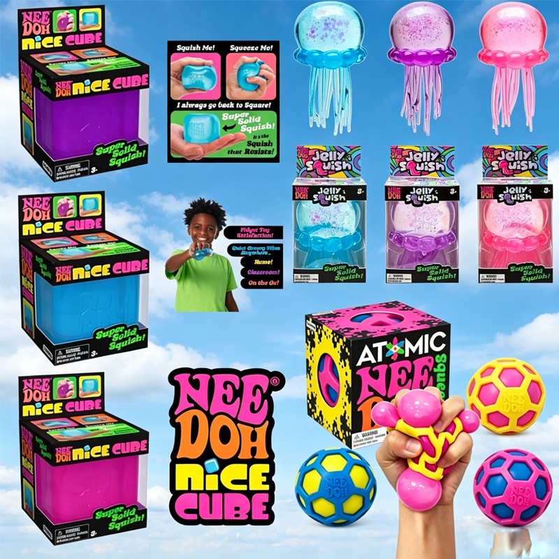 NeeDoh Squishy Schylling Atomi - Sensory Fidget Toys ulasan dan harga