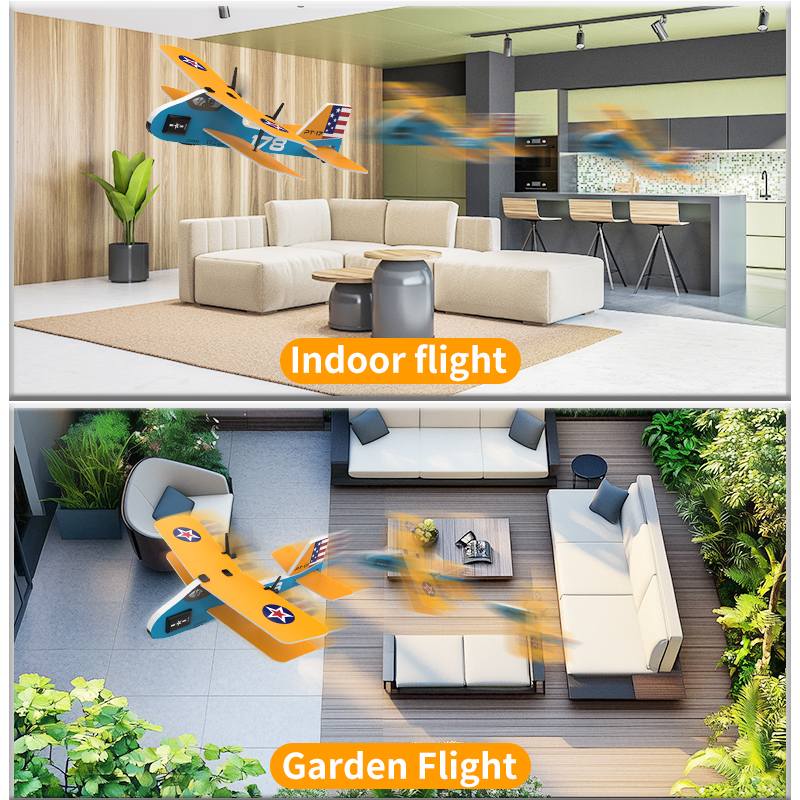 Professional RC Plane 2.4G Rad - Kids Toys Under 50 ulasan dan harga