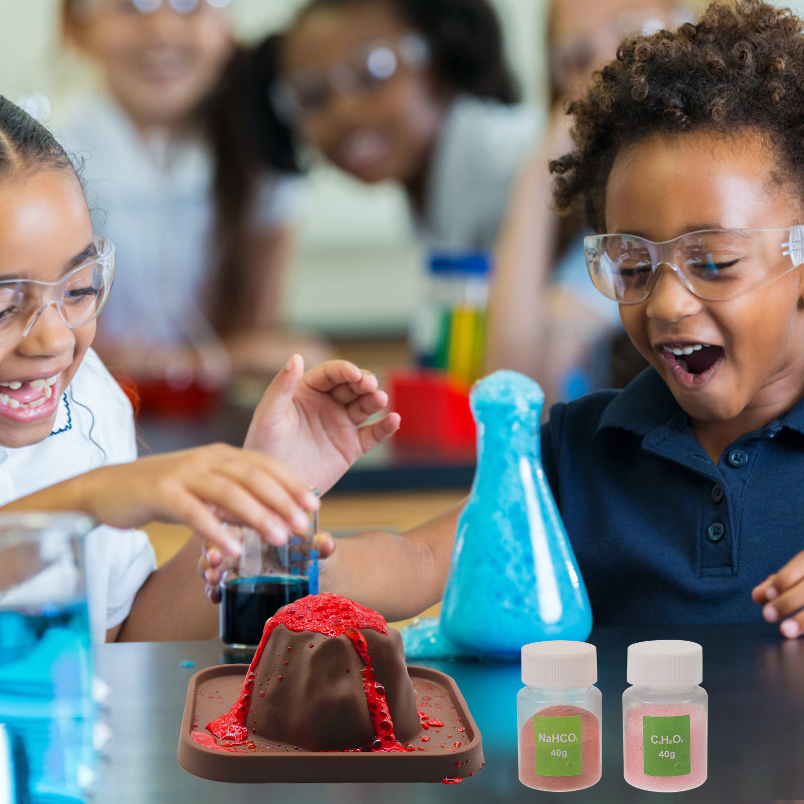 1Set DIY Volcano Science Kit f - Volcano Experiment Kit ulasan dan harga