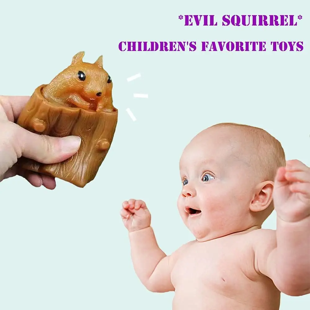 1PC Evil Squirrel Squeeze Toy  - Kids Toys Easter ulasan dan harga