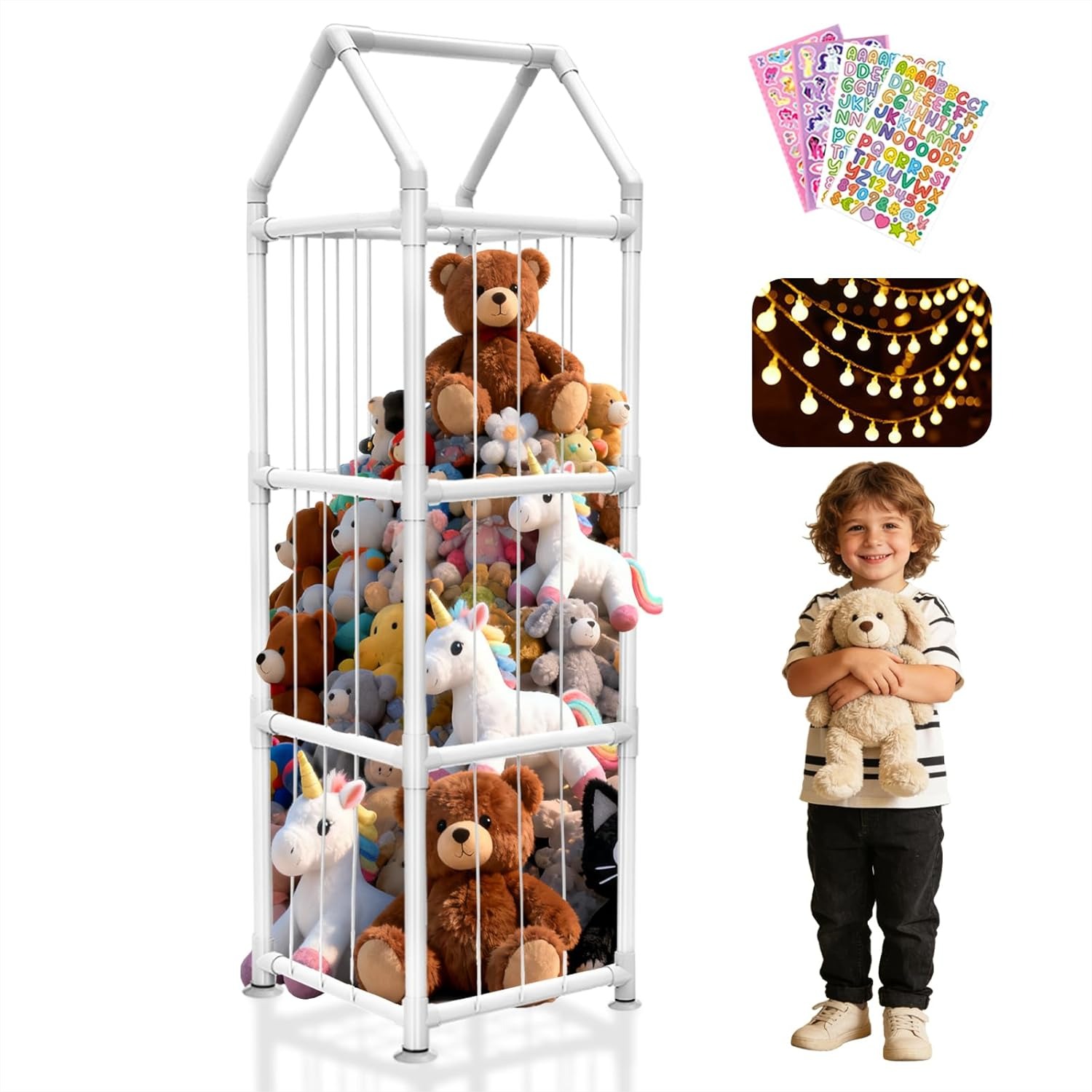 Stuffed Animal Storage with Su - Kids Storage Toys ulasan dan harga