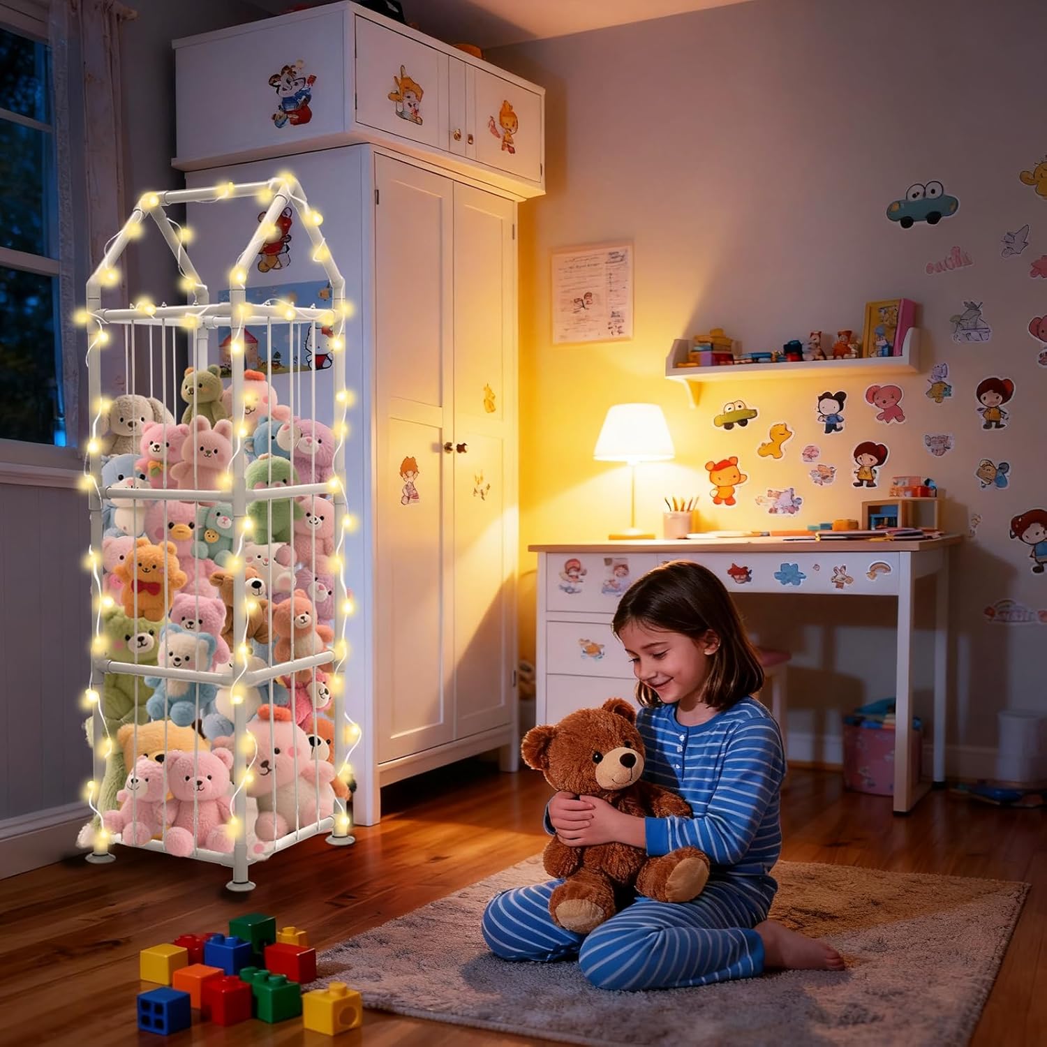Stuffed Animal Storage with Su - Kids Storage Toys ulasan dan harga