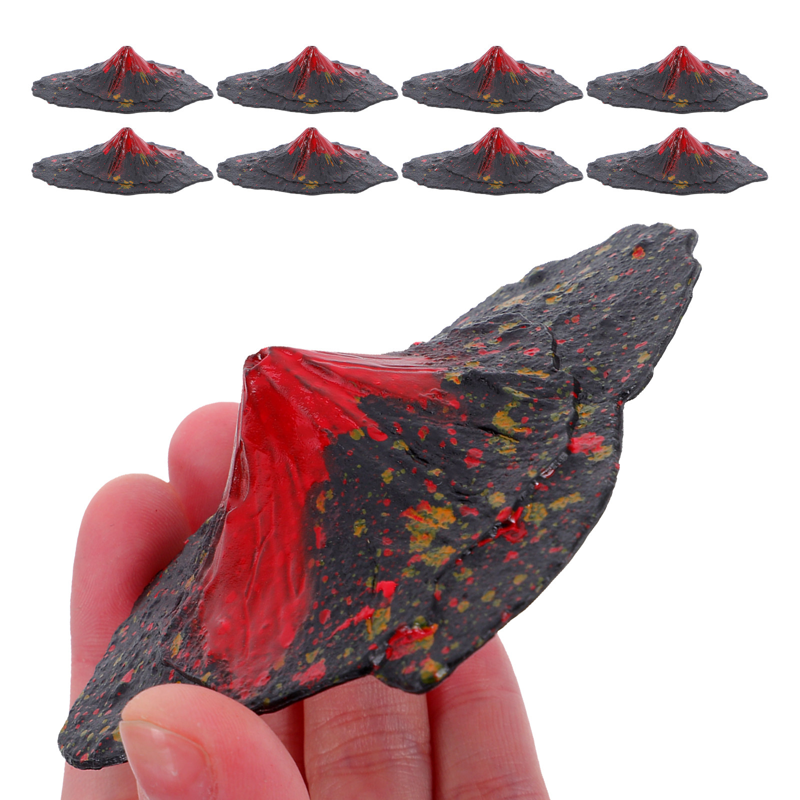 16Pcs Plastic Volcano Sculptur - Volcano Experiment Kit ulasan dan harga