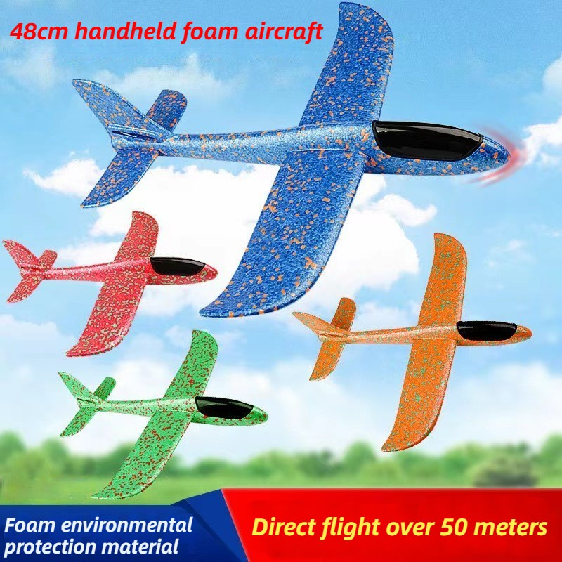 48cm Large Foam Airplane Child - Kids Toys Supplier ulasan dan harga