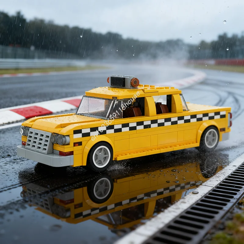 423pcs MOC Taxi Driver NYC Che - Kids Toys Nyc ulasan dan harga