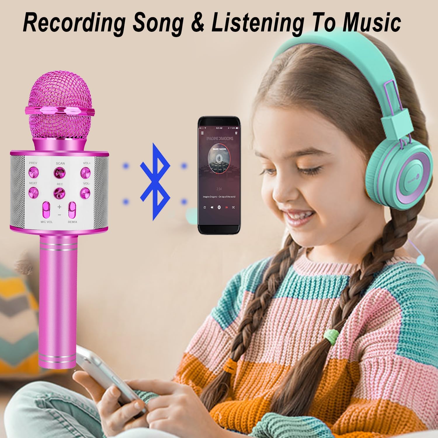 Kids Karaoke Microphone for Gi - Kids Microphone Karaoke ulasan dan harga