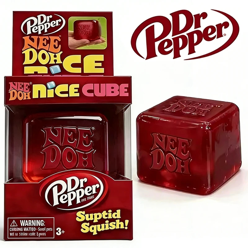 =* Dr Pepper x NeeDoh Nice Cub - Sensory Fidget Toys ulasan dan harga