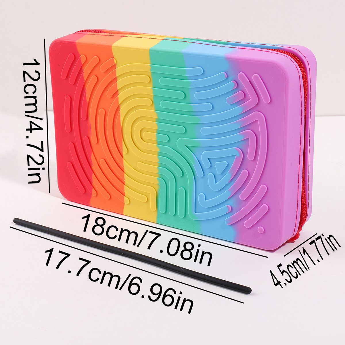 Silicone Rainbow Desk Statione - Sensory Fidget Toys ulasan dan harga