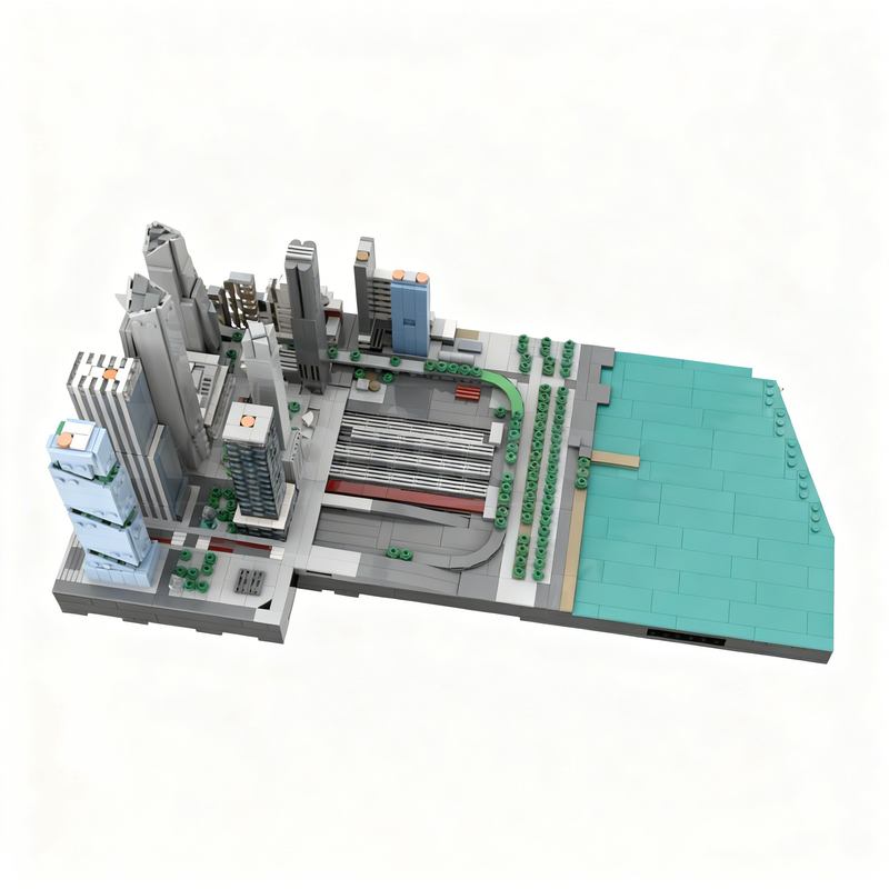 4386pcs MOC Hudson Yards NYC A - Kids Toys Nyc ulasan dan harga