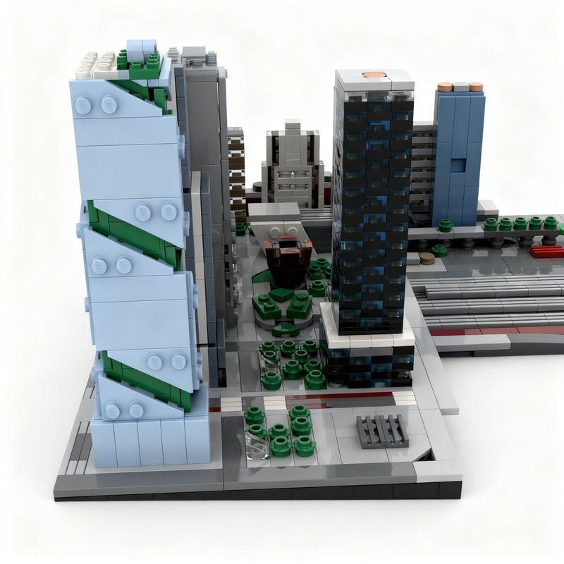 4386pcs MOC Hudson Yards NYC A - Kids Toys Nyc ulasan dan harga
