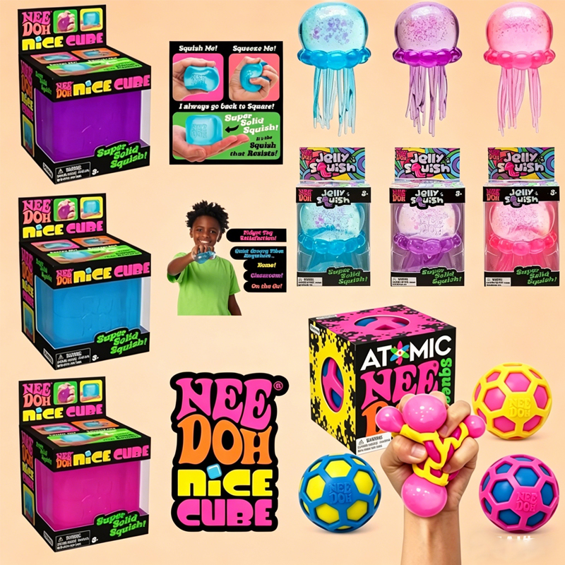 \NeeDoh Squishy Schylling Atom - Sensory Fidget Toys ulasan dan harga