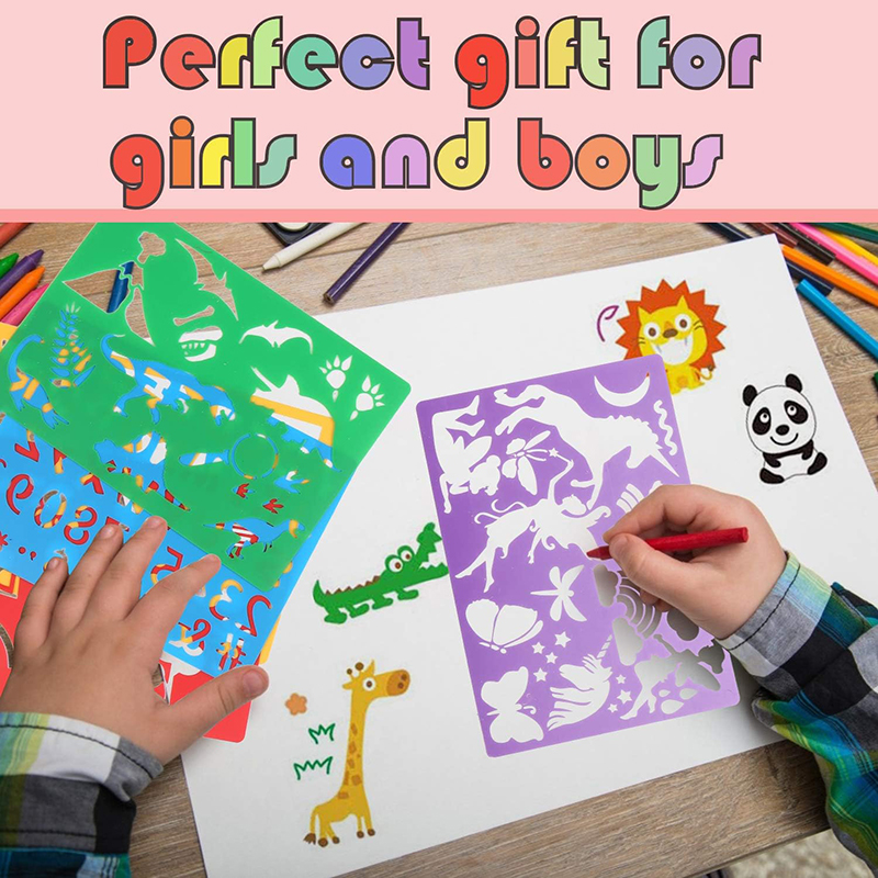 Kids Drawing Stencils Set 300+ - Kids Toys Under 300 ulasan dan harga