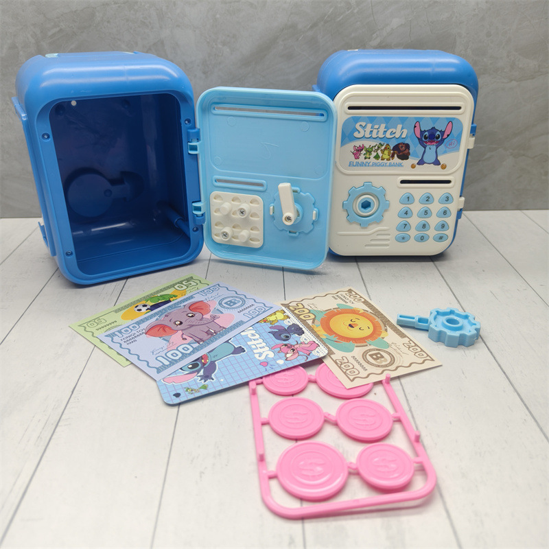 Cute Cartoon Stitch Piggy Bank - Kids Storage Toys ulasan dan harga