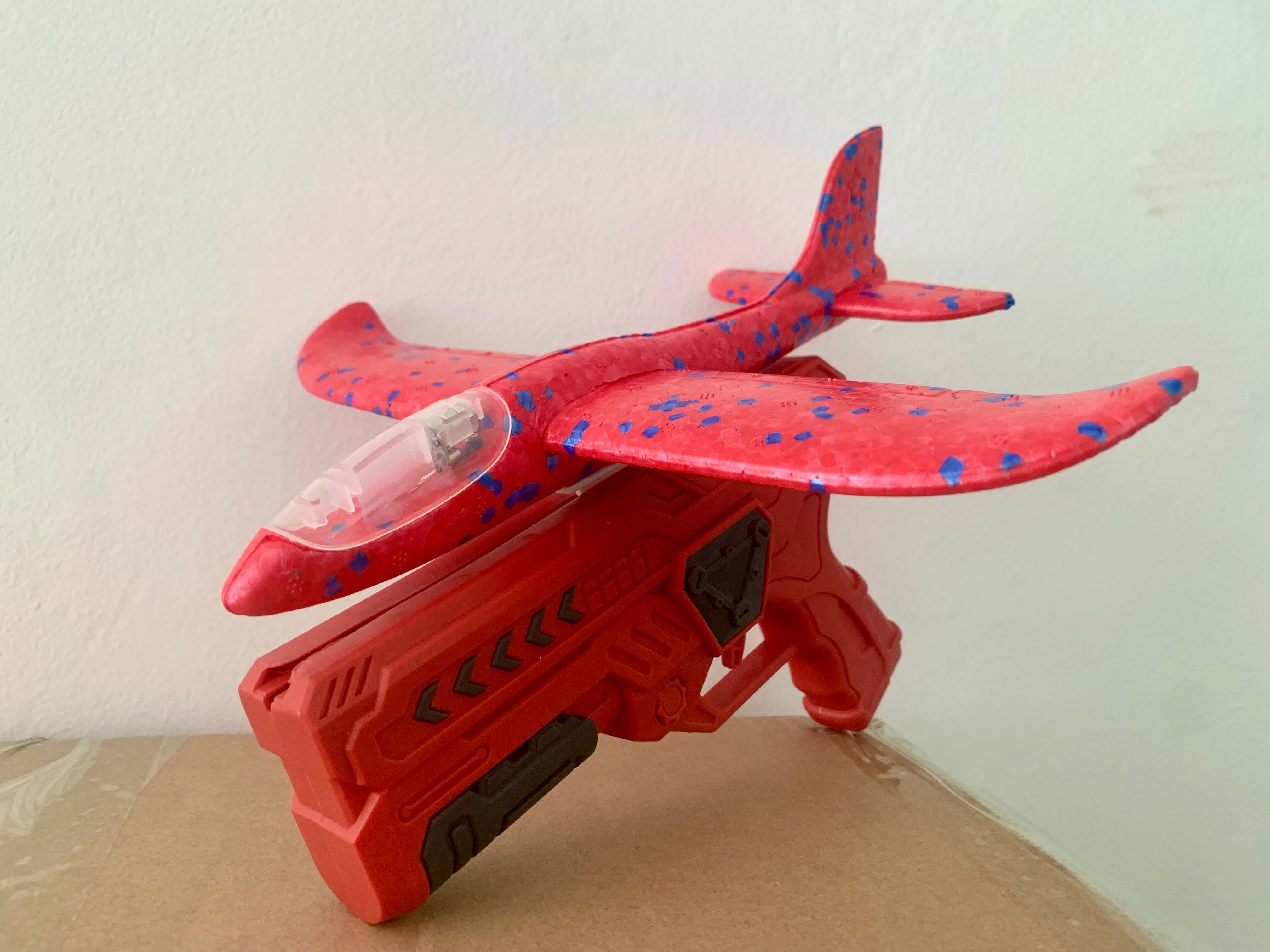 Glowing Foam Aircraft 10M Laun - Catapult Launcher Toy ulasan dan harga