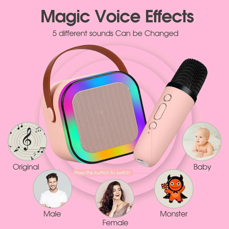 K12 karaoke machine with 1-2 w - Kids Microphone Karaoke ulasan dan harga