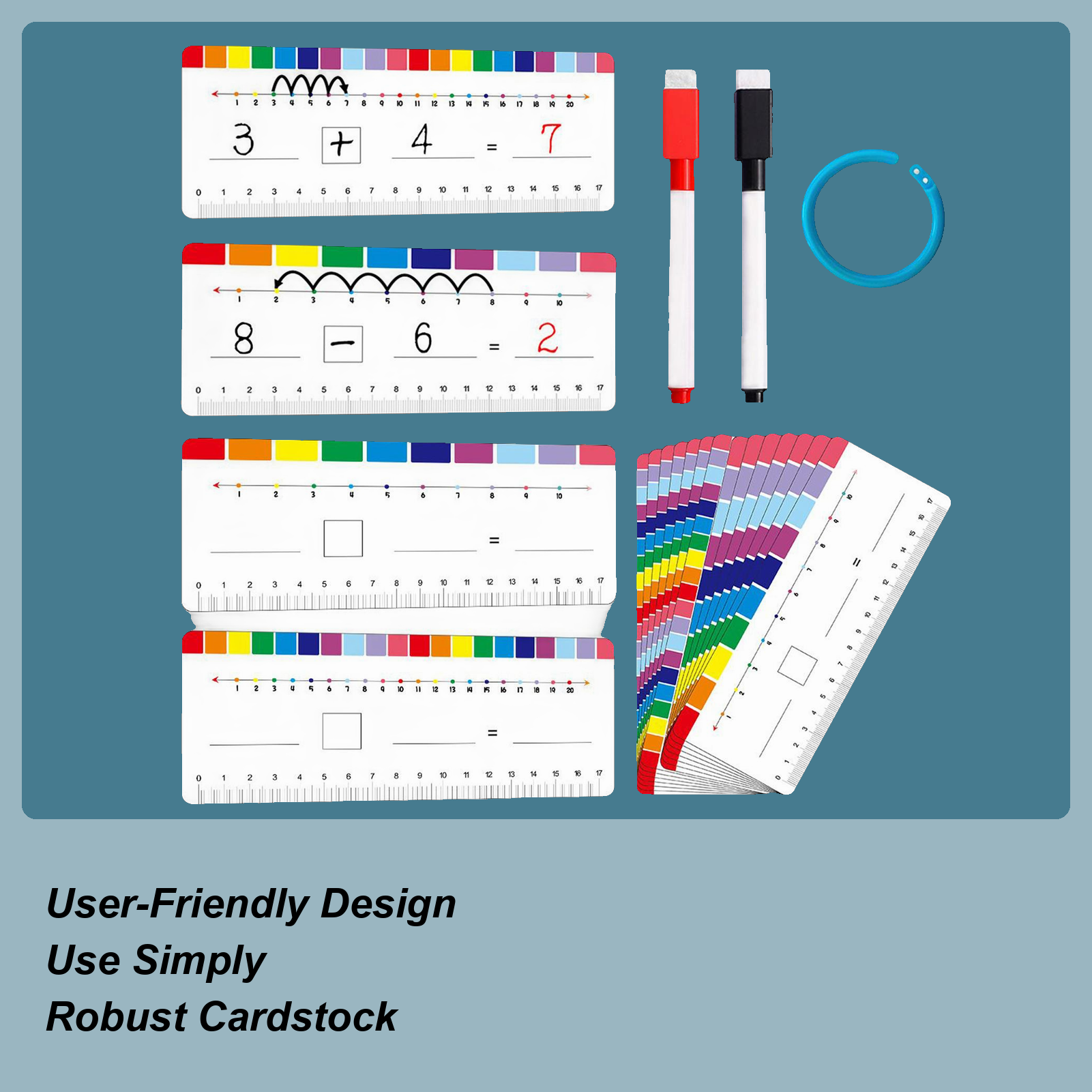 Classroom Number Line Addition - Kids Storage Toys ulasan dan harga