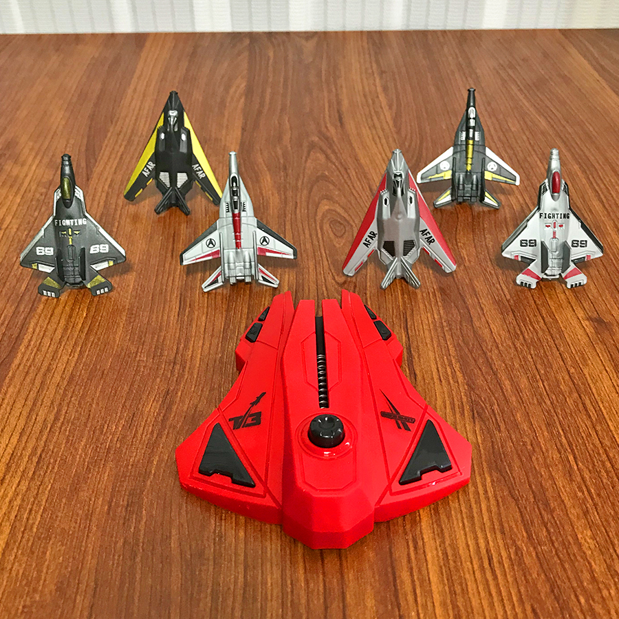 6pcs Fighter Plane Red Launche - Kids Toys Supplier ulasan dan harga