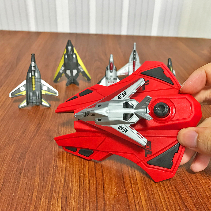 6pcs Fighter Plane Red Launche - Kids Toys Supplier ulasan dan harga