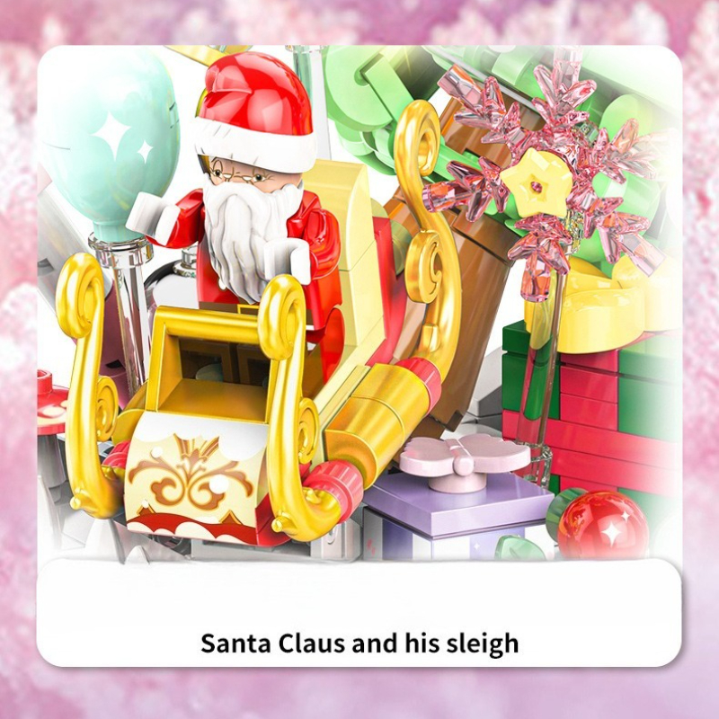 MOC Santa Claus Carriage Shopp - Kids Xmas Toys Ideas ulasan dan harga