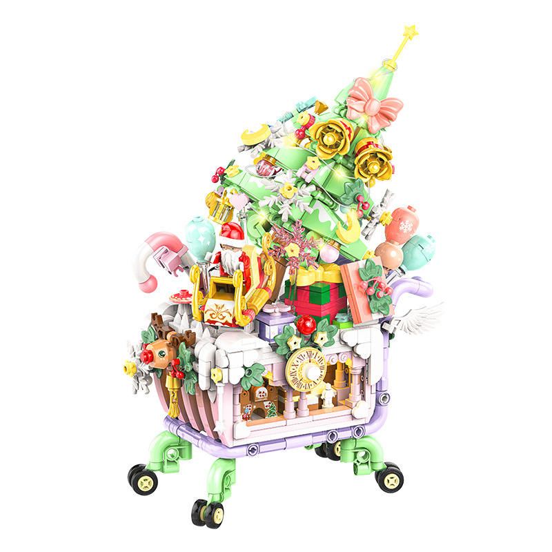 MOC Santa Claus Carriage Shopp - Kids Xmas Toys Ideas ulasan dan harga