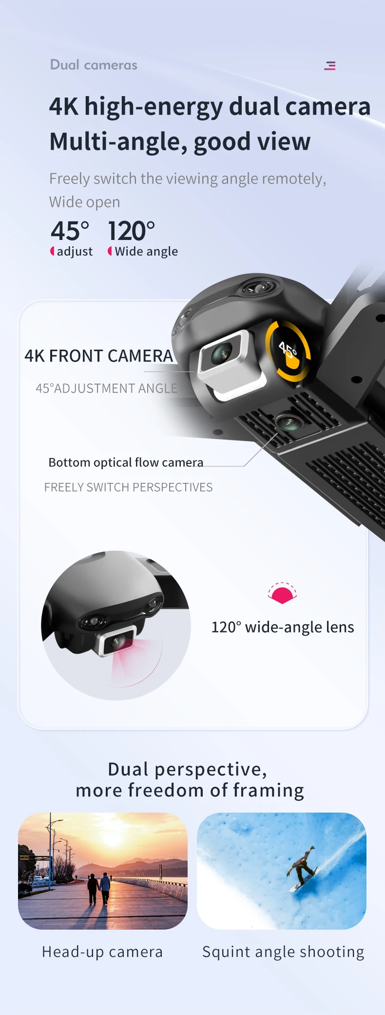 Profesional 4K Wide Angle Came - Kids Toys Under 300 ulasan dan harga