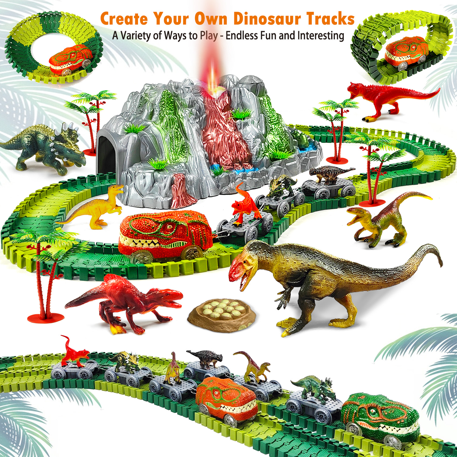 Dinosaur Toys for Kids Mist-sp - Volcano Experiment Kit ulasan dan harga