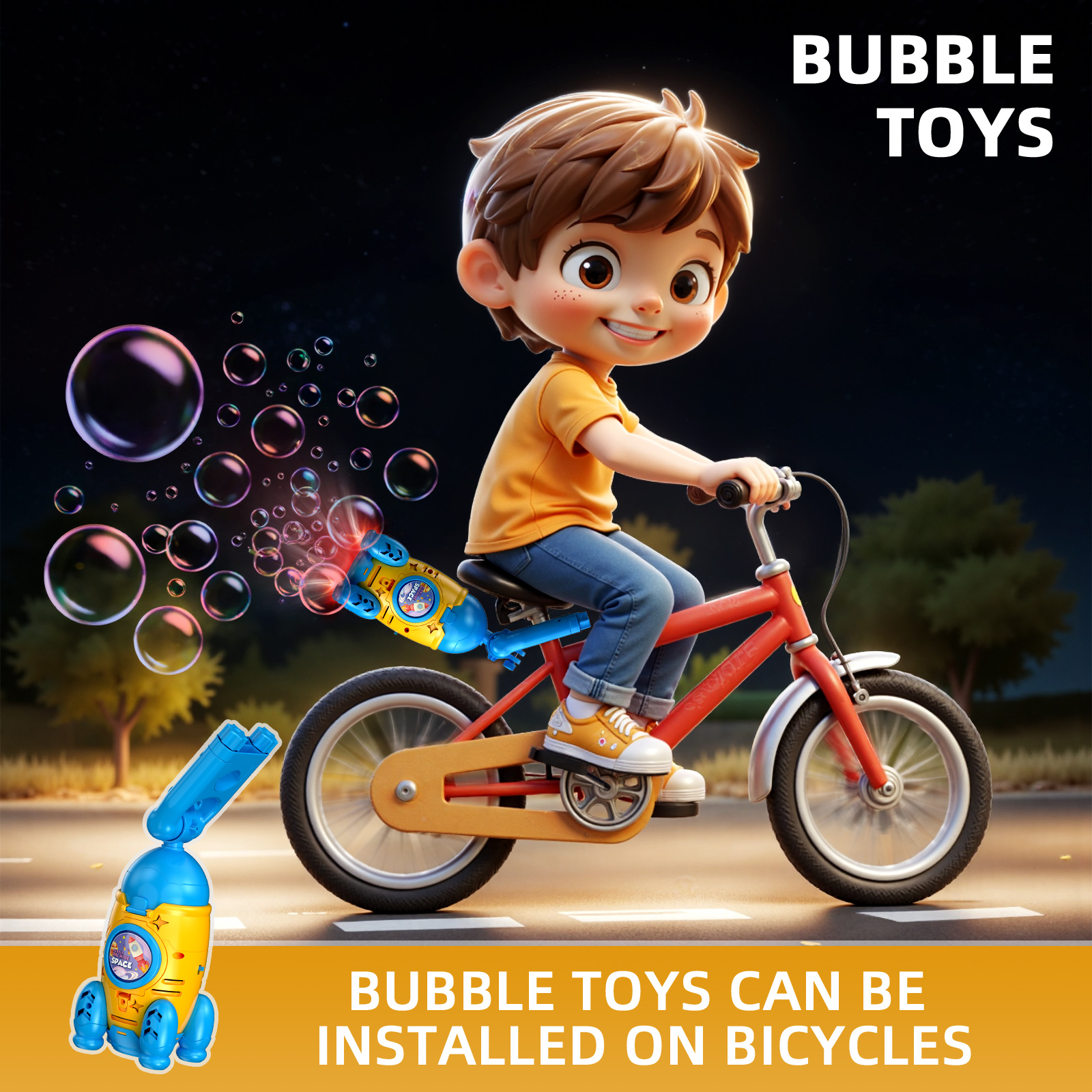 Bubble Machine for Bike, Autom - Kids Toys Cycle ulasan dan harga