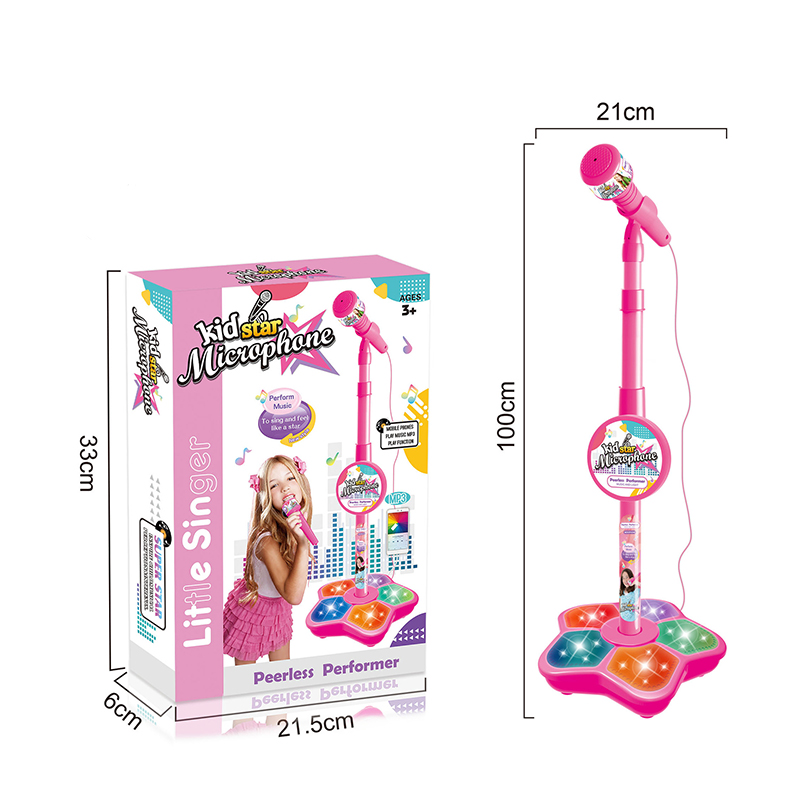Kids Microphone with Stand Kar - Kids Microphone Karaoke ulasan dan harga