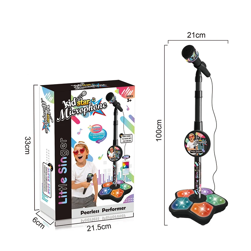 Kids Microphone with Stand Kar - Kids Microphone Karaoke ulasan dan harga