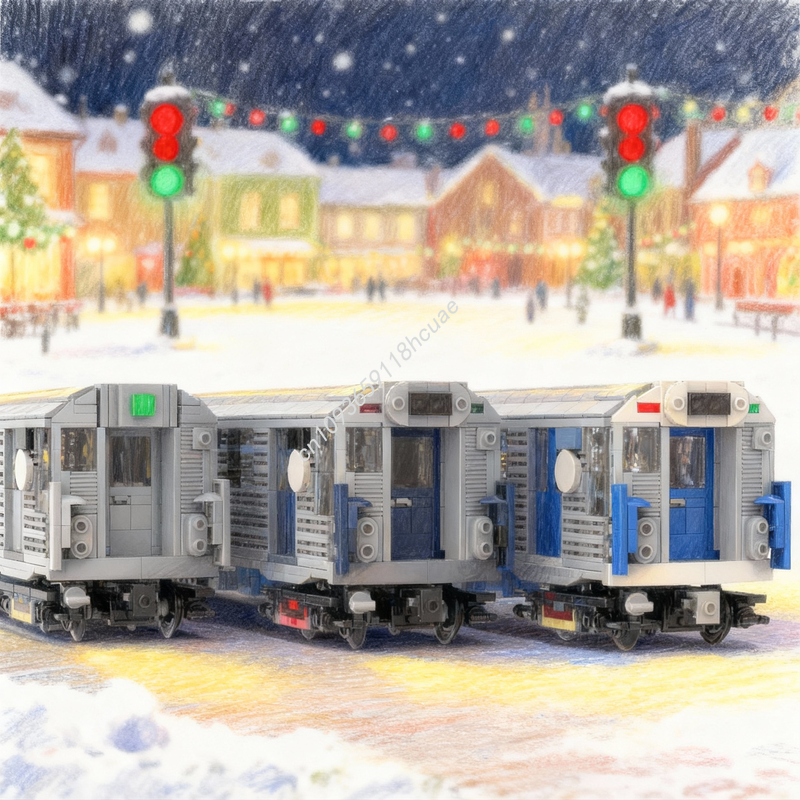 1245pcs MOC NYC Subway Brightl - Kids Toys Nyc ulasan dan harga