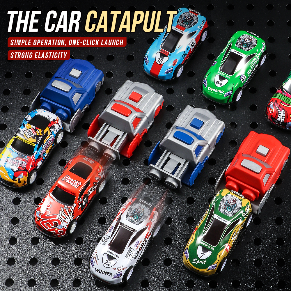 Multi track racing car - slidi - Catapult Launcher Toy ulasan dan harga