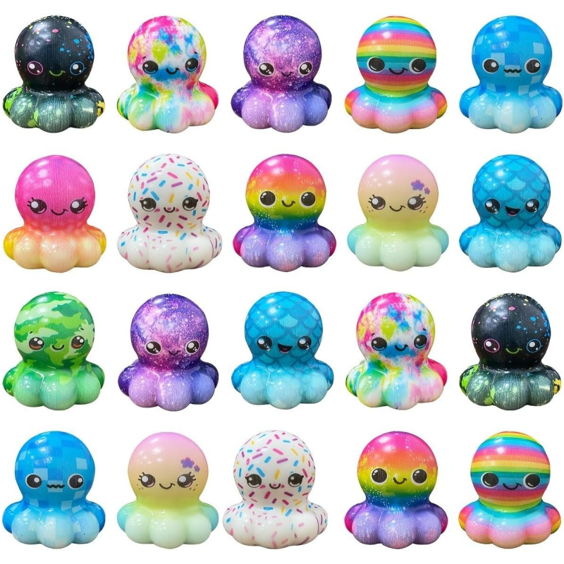 6/12PCS Octopus Slow Squishy T - Kids Toys Easter ulasan dan harga