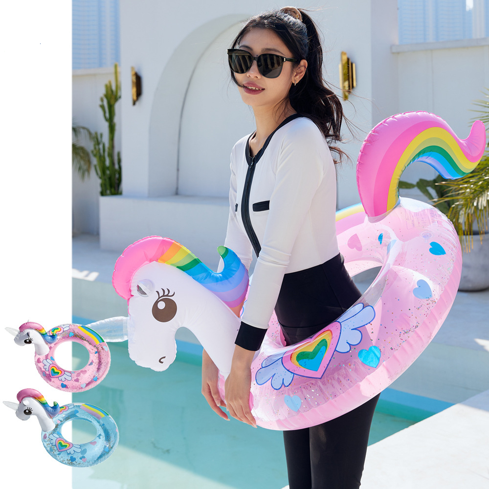 Cartoon Unicorn Baby Swim Ring - Kids Toys Play Youtube ulasan dan harga