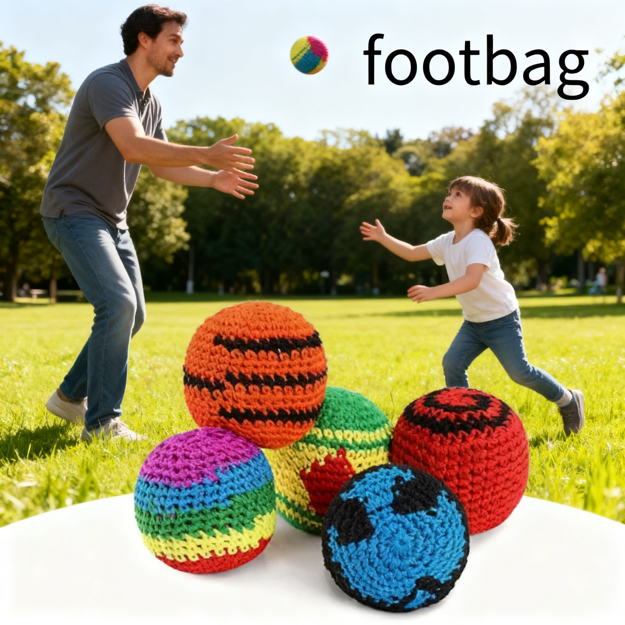 Handmade Footbag Set - Soft &  - Kids Toys Under 300 ulasan dan harga