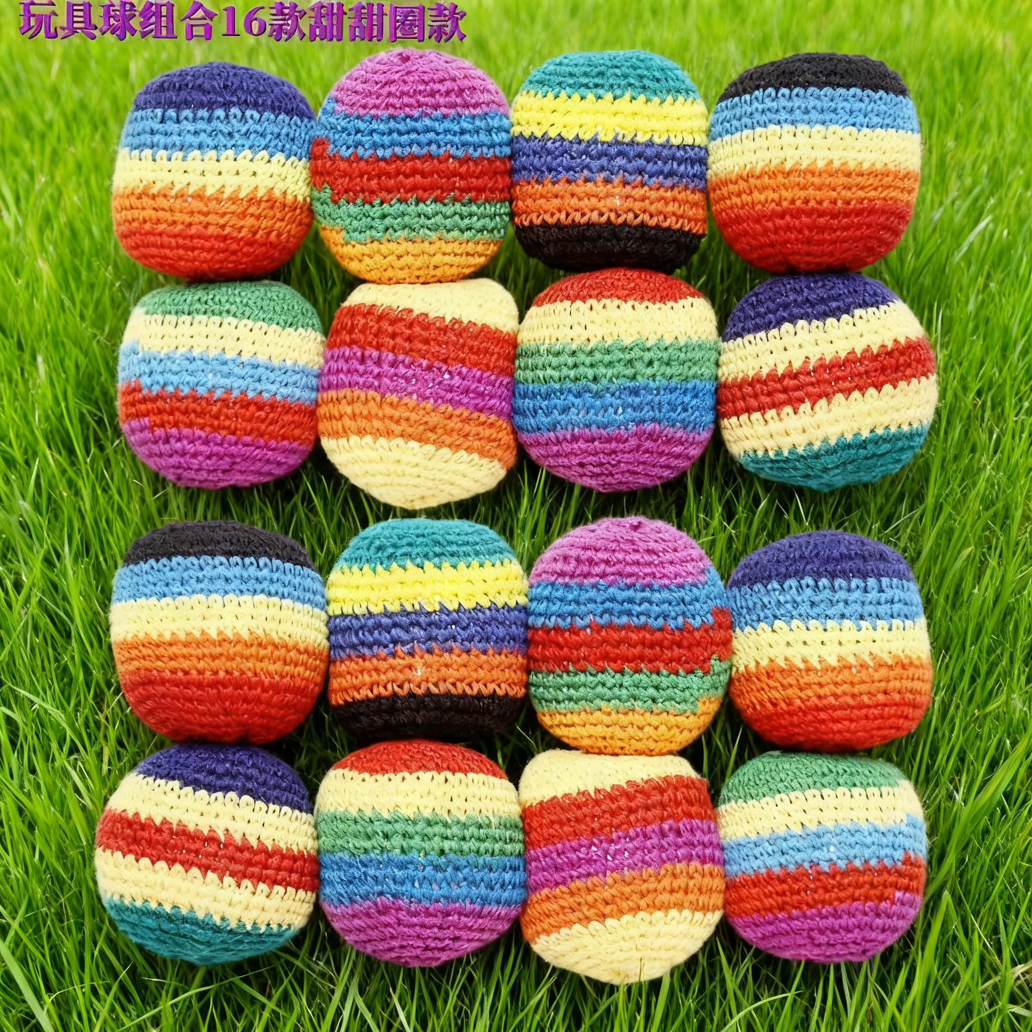 Handmade Footbag Set - Soft &  - Kids Toys Under 300 ulasan dan harga