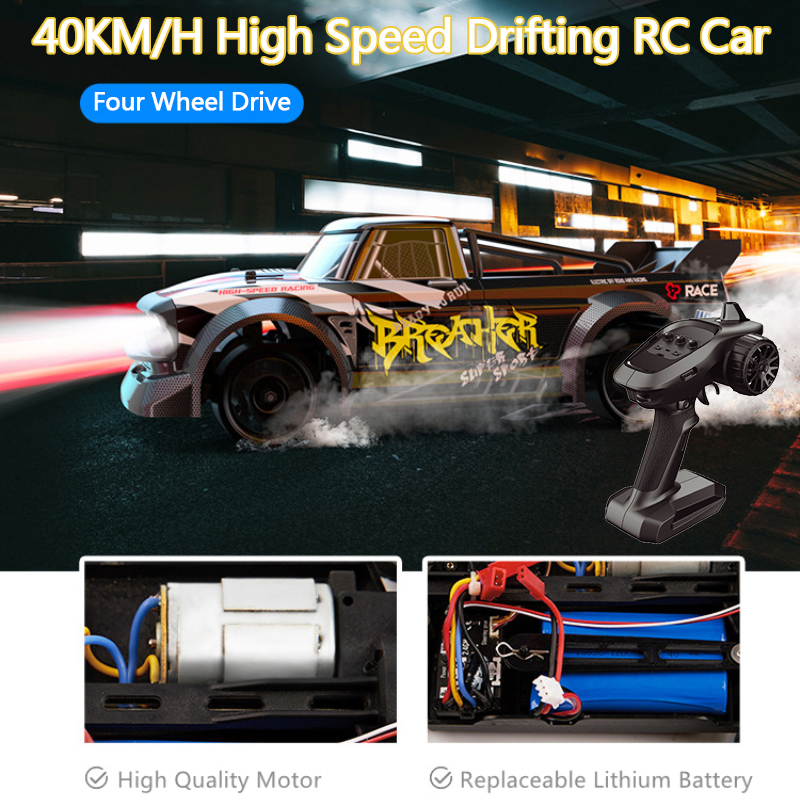 40KM/H 4WD Drifting RC Car 1:1 - Kids Toys Under 300 ulasan dan harga